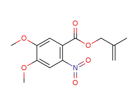 Molecular Structure of 1286732-04-4 (2-methylallyl 4,5-dimethoxy-2-nitrobenzoate)