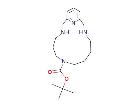 Molecular Structure of 182576-19-8 (7-(tert-butoxycarbonyl)-3,7,12,18-tetraazabicyclo[12.3.1]octadeca-1<sup>(18)</sup>,14,16-triene)
