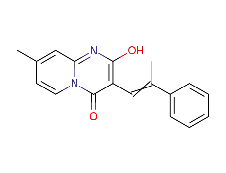 Molecular Structure of 252950-62-2 (2-hydroxy-8-methyl-3-(2-phenylprop-1-enyl)-4H-pyrido[1,2-a]pyrimidin-4-one)