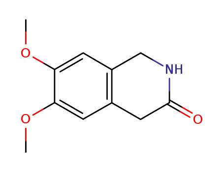 Molecular Structure of 21763-07-5 (6,7-dimethoxy-1,4-dihydro-3(2H)-isoquinolinone(SALTDATA: FREE))