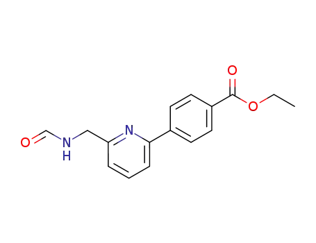 2-<4-(ethoxycarbonyl)phenyl>-6-<(formylamino)methyl>pyridine