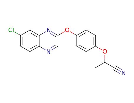 2-[4-(7-chloro-quinoxalin-2-yloxy)-phenoxy]-propionitrile