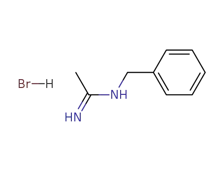 Molecular Structure of 186545-76-6 (N-Benzylacetamidine (hydrobromide))