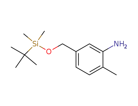 5-({[tert-Butyl(dimethyl)silyl]oxy}methyl)-2-methylaniline