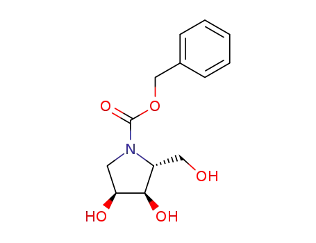 (2R,3R,4S)-1-benzyloxycarbonyl-2-hydroxymethylpyrrolidine-3,4-diol
