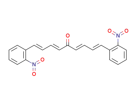 1<i>t</i>,9<i>t</i>-bis-(2-nitro-phenyl)-nona-1,3<i>t</i>,6<i>t</i>,8-tetraen-5-one