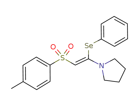 1-[(Z)-1-Phenylselanyl-2-(toluene-4-sulfonyl)-vinyl]-pyrrolidine