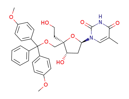 5'-O-(dimethoxytrityl)-4'-C-(2-hydroxyethyl)thymidine