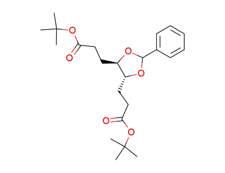 di-tert-butyl (4R,5R)-4,5-O-benzylidene-4,5-dihydroxyoctanedioate