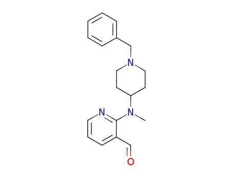 1-benzyl-4-(N-methyl-N-(3-formyl-2-pyridinyl)amino)piperidine