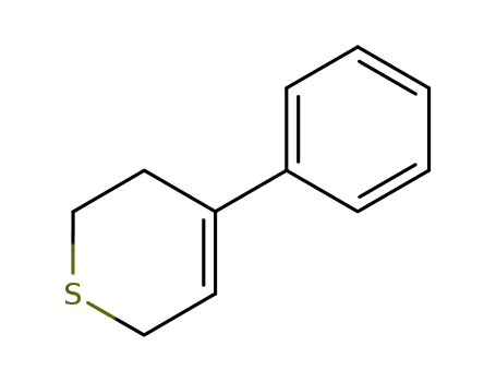 Molecular Structure of 73813-60-2 (2H-Thiopyran, 3,6-dihydro-4-phenyl-)
