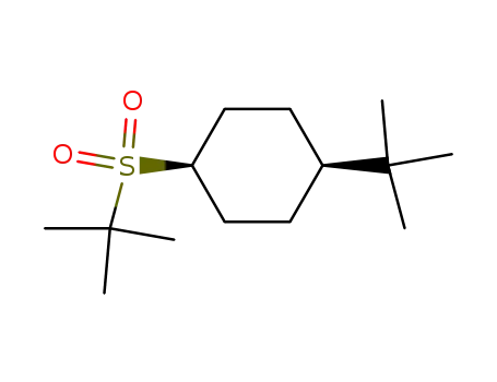Cyclohexane, 1-(1,1-dimethylethyl)-4-[(1,1-dimethylethyl)sulfonyl]-, cis-