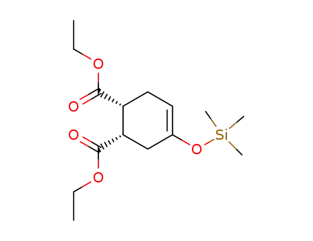 4-Cyclohexene-1,2-dicarboxylic acid, 4-[(trimethylsilyl)oxy]-, diethylester, trans-