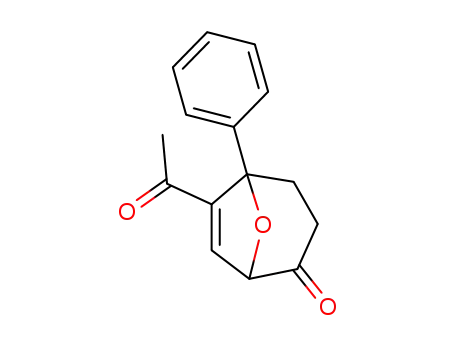 6-acetyl-5-phenyl-8-oxabicyclo<3.2.1>oct-6-ene-2-one