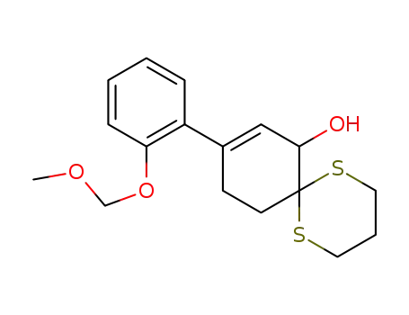 (methoxymethylenoxy-2' phenyl)-3 (dithio-1,3 propyl)-6 cyclohexen-2 ol