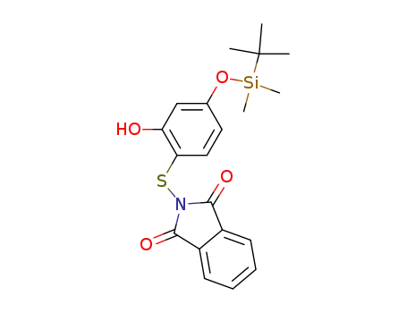 2-[4-(tert-butyl-dimethyl-silyloxy)-2-hydroxy-phenylsulfanyl]-isoindole-1,3-dione