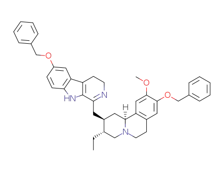 (2R,3R,11bS)-9-Benzyloxy-2-(6-benzyloxy-4,9-dihydro-3H-β-carbolin-1-ylmethyl)-3-ethyl-10-methoxy-1,3,4,6,7,11b-hexahydro-2H-pyrido[2,1-a]isoquinoline