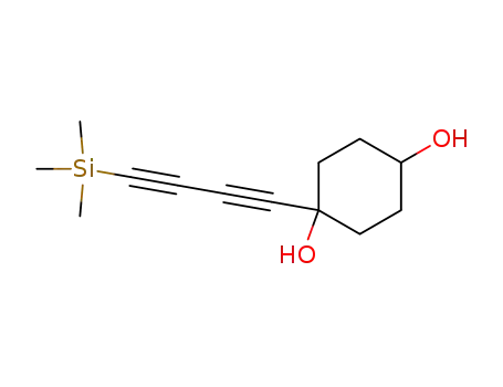 4-Hydroxy-1-(4-(trimethylsilyl)-1,3-butadiynyl)cyclohexanol