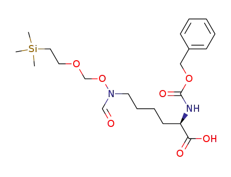 (R)-2-Benzyloxycarbonylamino-6-[formyl-(2-trimethylsilanyl-ethoxymethoxy)-amino]-hexanoic acid