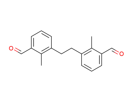 1,2-bis(3'-formyl-2'-methylphenyl)ethane