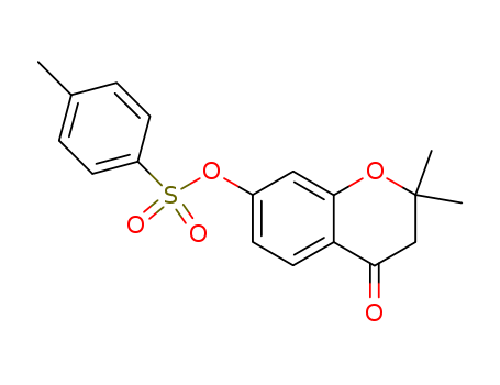 4H-1-Benzopyran-4-one,
2,3-dihydro-2,2-dimethyl-7-[[(4-methylphenyl)sulfonyl]oxy]-