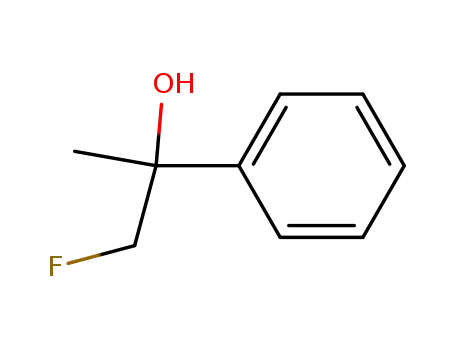 Molecular Structure of 147729-23-5 (Benzenemethanol, a-(fluoromethyl)-a-methyl-)
