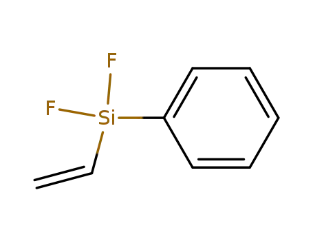 Molecular Structure of 651-01-4 (Silane, ethenyldifluorophenyl-)