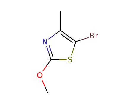 Molecular Structure of 1314354-69-2 (5-bromo-2-methoxy-4-methylthiazole)