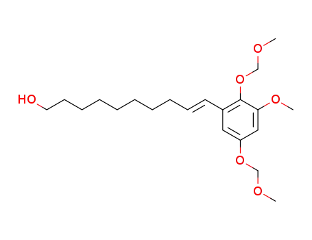 9-Decen-1-ol, 10-[3-methoxy-2,5-bis(methoxymethoxy)phenyl]-, (E)-