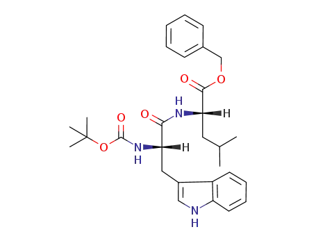 N-tert-butoxycarbonyl-L-tryptophan-L-leucine benzylester