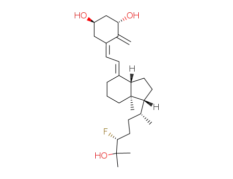 Molecular Structure of 86677-62-5 (24-fluoro-1,25-dihydroxycholecalciferol)
