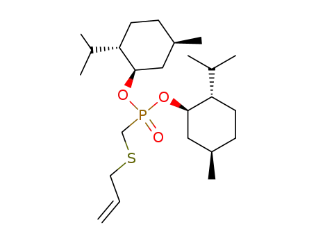 di-(l)-menthyl (allylsulfanyl)methylphosphonate