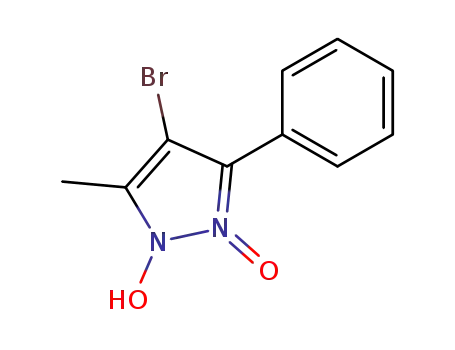 4-Bromo-5-methyl-2-oxy-3-phenyl-pyrazol-1-ol