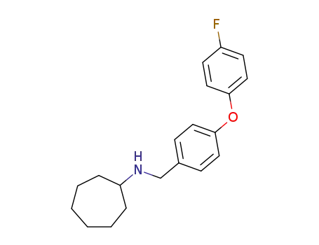 Molecular Structure of 179055-52-8 (N-cycloheptyl-4-(4-fluorophenoxy)benzylamine)