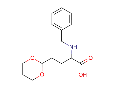 2-benzylamino-4-(1,3-dioxan-2-yl)butyric acid