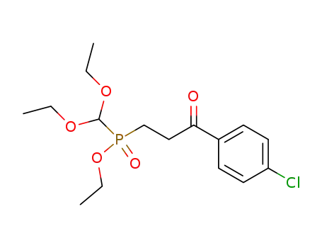 ethyl 2-(4-chlorobenzoyl)ethyl(diethoxymethyl)phosphinate