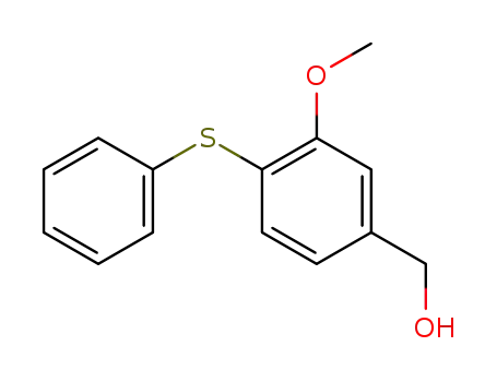 Benzenemethanol, 3-methoxy-4-(phenylthio)-
