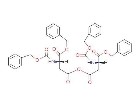 Molecular Structure of 7621-84-3 (4-(benzyloxy)-3-{[(benzyloxy)carbonyl]amino}-4-oxobutanoic anhydride (non-preferred name))