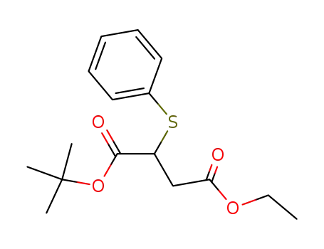 Butanedioic acid, (phenylthio)-, 1-(1,1-dimethylethyl) 4-ethyl ester