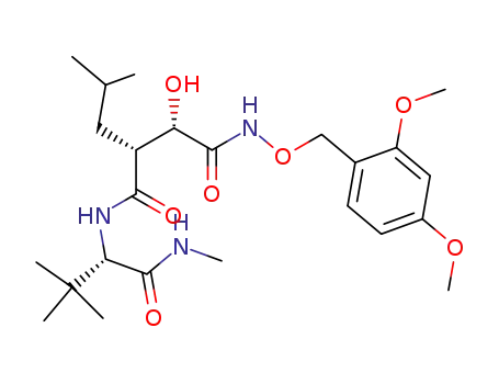 N<sup>2</sup>-[4-(N-2,4-dimethoxybenzyloxyamino)-3S-hydroxy-2R-isobutylsuccinyl]-L-tert-leucine-N<sup>1</sup>-methylamide