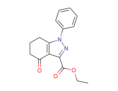 ethyl 4-oxo-1-phenyl-4,5,6,7-tetrahydro-1H-indazole-3-carboxylate