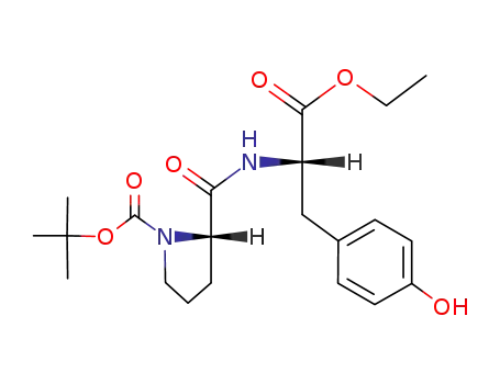 N-(tert-butoxycarbonyl)-L-prolyl-L-tyrosine ethyl ester