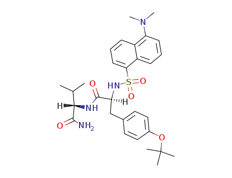 (S)-2-[(S)-3-(4-tert-Butoxy-phenyl)-2-(5-dimethylamino-naphthalene-1-sulfonylamino)-propionylamino]-3-methyl-butyramide