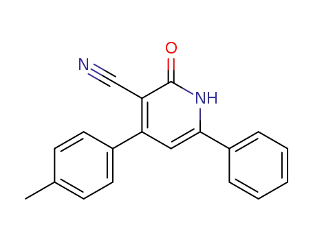 3-Pyridinecarbonitrile, 1,2-dihydro-4-(4-methylphenyl)-2-oxo-6-phenyl-