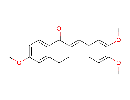 2-<(3,4-Dimethoxyphenyl)-methylen>-6-methoxy-(2H)-3,4-dihydronaphthalin-1-on