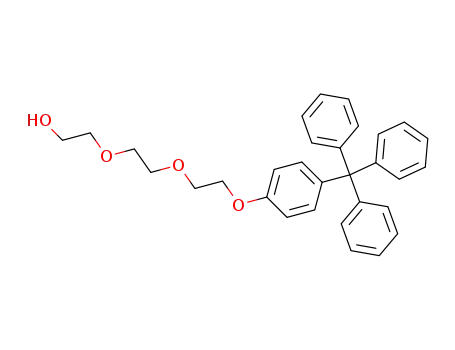 Molecular Structure of 195878-86-5 (2-{2-[2-(4-tritylphenoxy)ethoxy]ethoxy}ethanol)