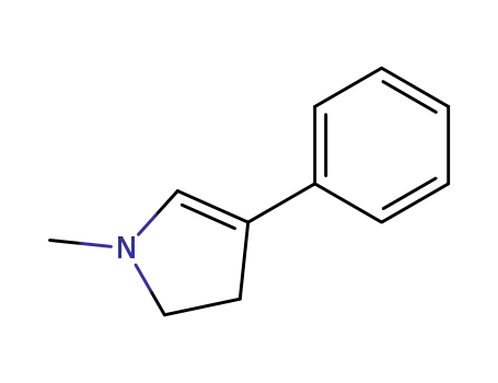 Molecular Structure of 20127-58-6 (1H-Pyrrole, 2,3-dihydro-1-methyl-4-phenyl-)