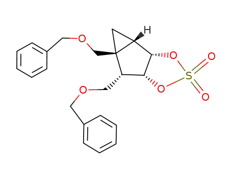 (1S,2S,3R,4S,5S)-1,2-di<(benzyloxy)methyl>-3,4-sulfonyldioxybicyclo<3.1.0>hexane