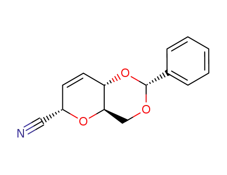 4,6-O-Benzylidene-2,3-dideoxy-α-D-erythro-hex-2-enopyranosyl cyanide