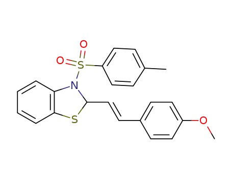 (E)-2-[-2-(4-methoxyphenyl)vinyl]-3-tosylbenzothiazoline